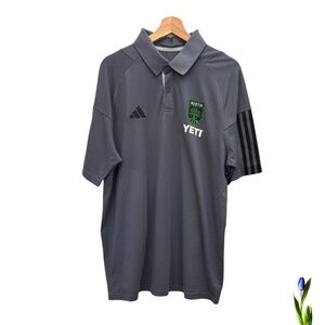 Austin FC Adidas Gray Men's Polo Shirt size XL